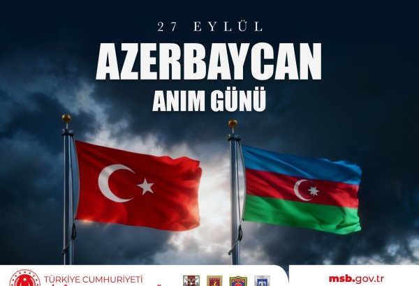 Turkish Ministry of Defense shares post on occasion of September 27 - Remembrance Day