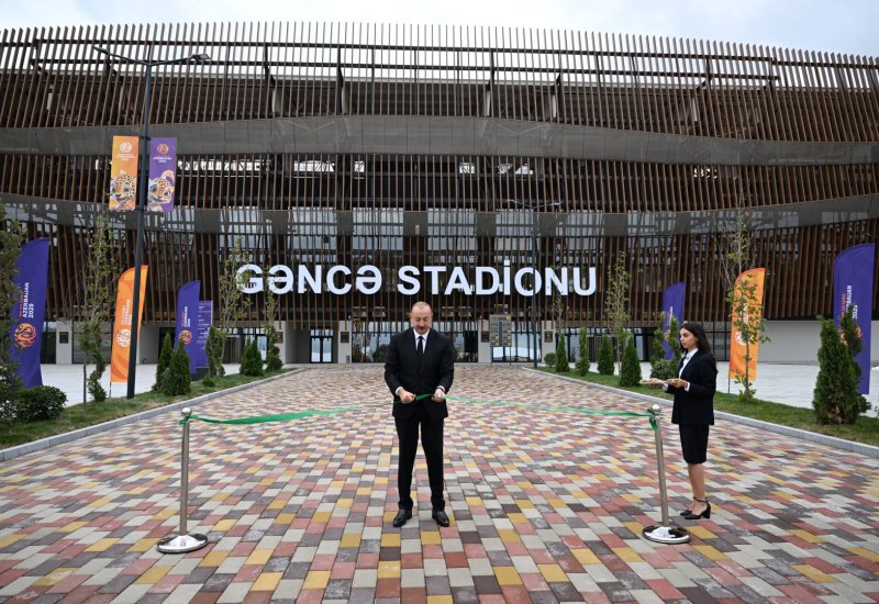 President Ilham Aliyev attends inauguration of Ganja City Stadium (PHOTO/VIDEO)