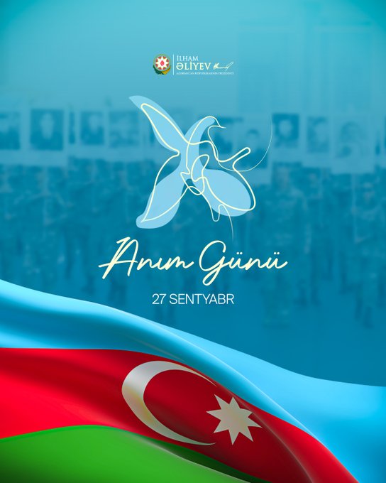 President Ilham Aliyev makes post on September 27 - Remembrance Day (PHOTO/VIDEO)