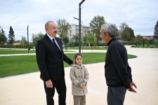 President Ilham Aliyev attends inauguration of Ganja Memorial Complex (PHOTO)