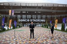 President Ilham Aliyev attends inauguration of Ganja City Stadium (PHOTO)