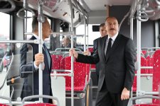 President Ilham Aliyev attends inauguration of BakuBus LLC’s Ganja Bus Depot (PHOTO)