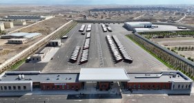 President Ilham Aliyev attends inauguration of BakuBus LLC’s Ganja Bus Depot (PHOTO)