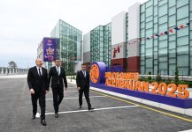 President Ilham Aliyev attends opening of Yevlakh Olympic Sports Complex (PHOTO)