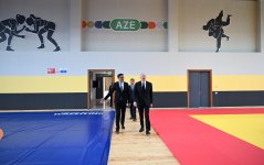 President Ilham Aliyev attends opening of Yevlakh Olympic Sports Complex (PHOTO)