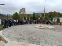 Khankendi, Aghdara, and Khojaly join voices in silence to mark Remembrance Day (PHOTO)