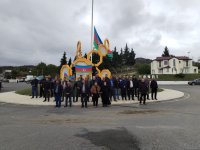 Khankendi, Aghdara, and Khojaly join voices in silence to mark Remembrance Day (PHOTO)