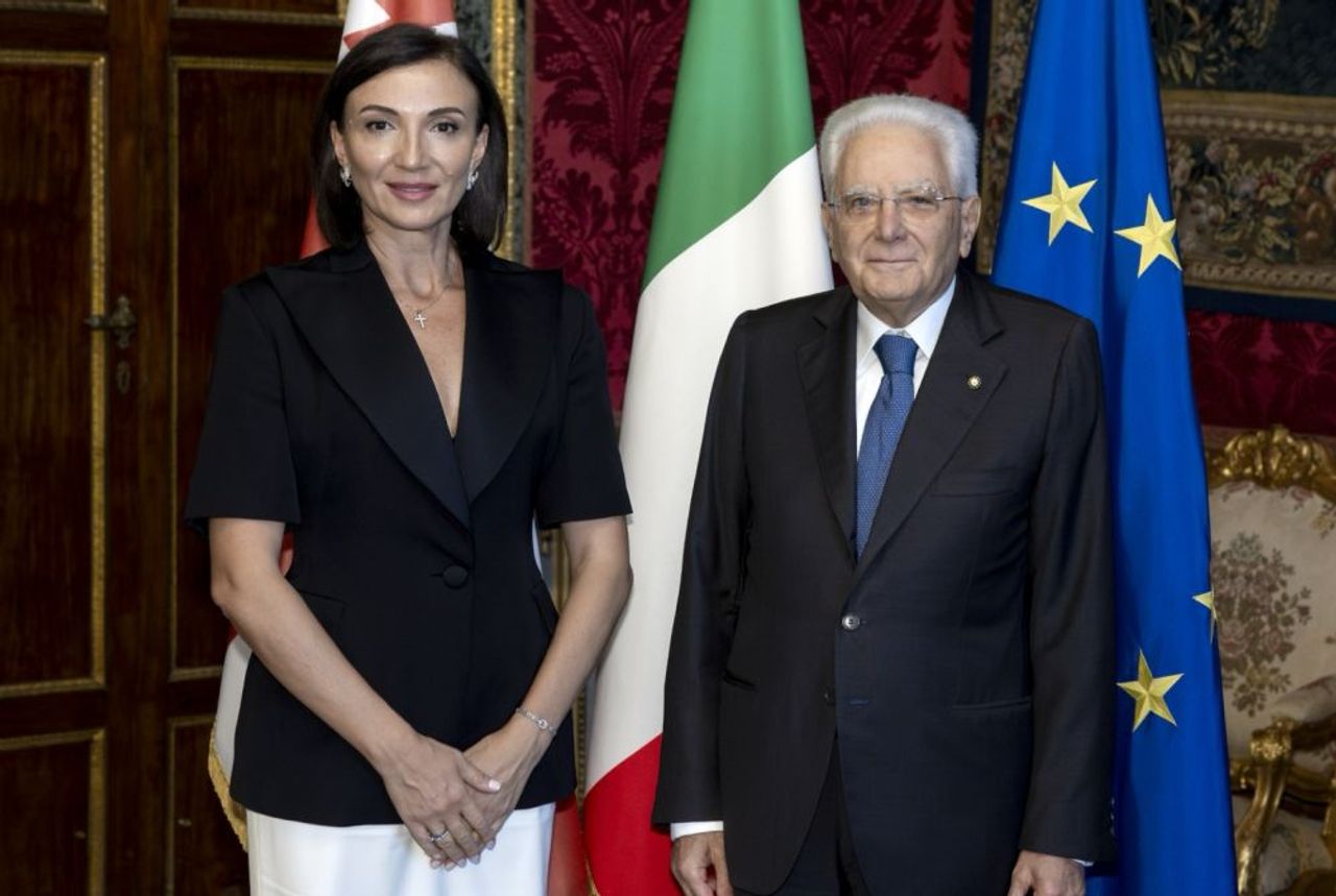 Georgia’s ambassador presents credentials to Italian president