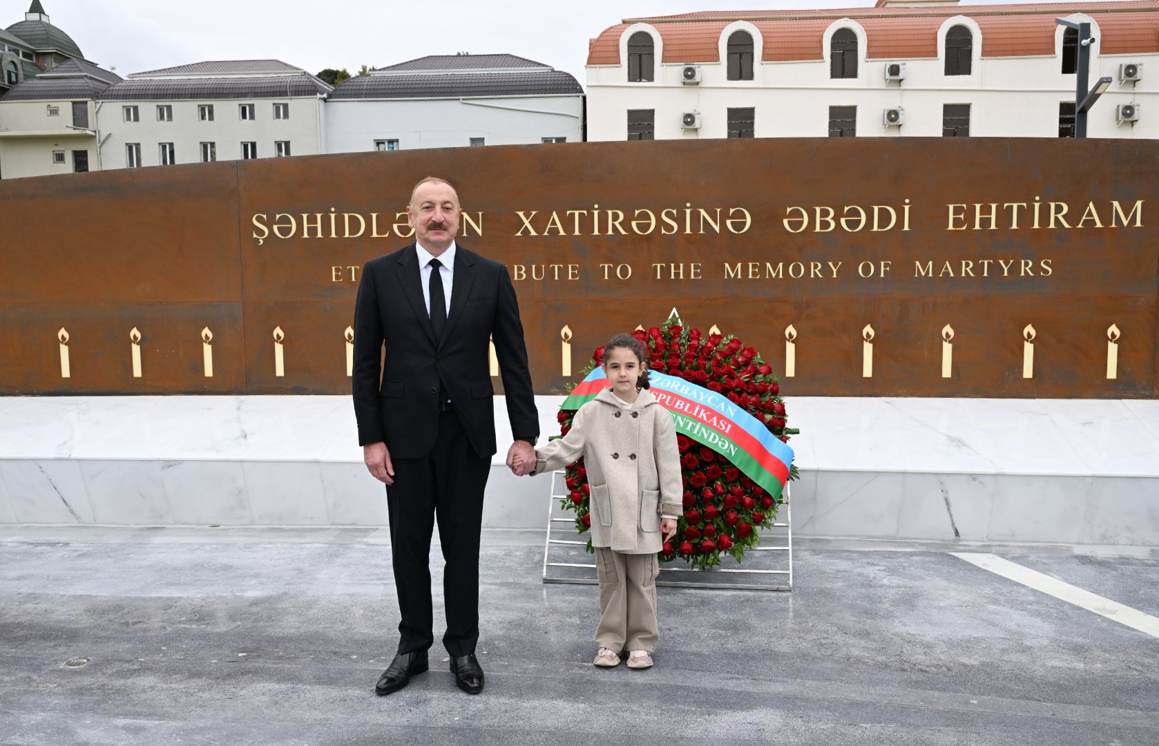 President Ilham Aliyev attends inauguration of Ganja Memorial Complex (PHOTO)