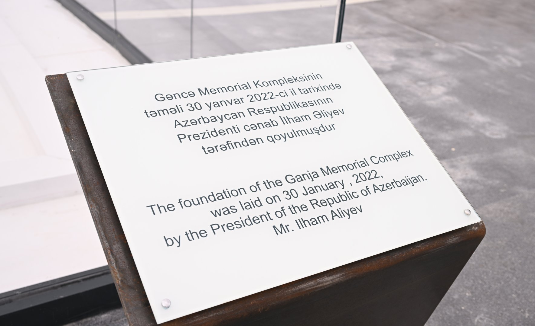 President Ilham Aliyev attends inauguration of Ganja Memorial Complex (PHOTO)