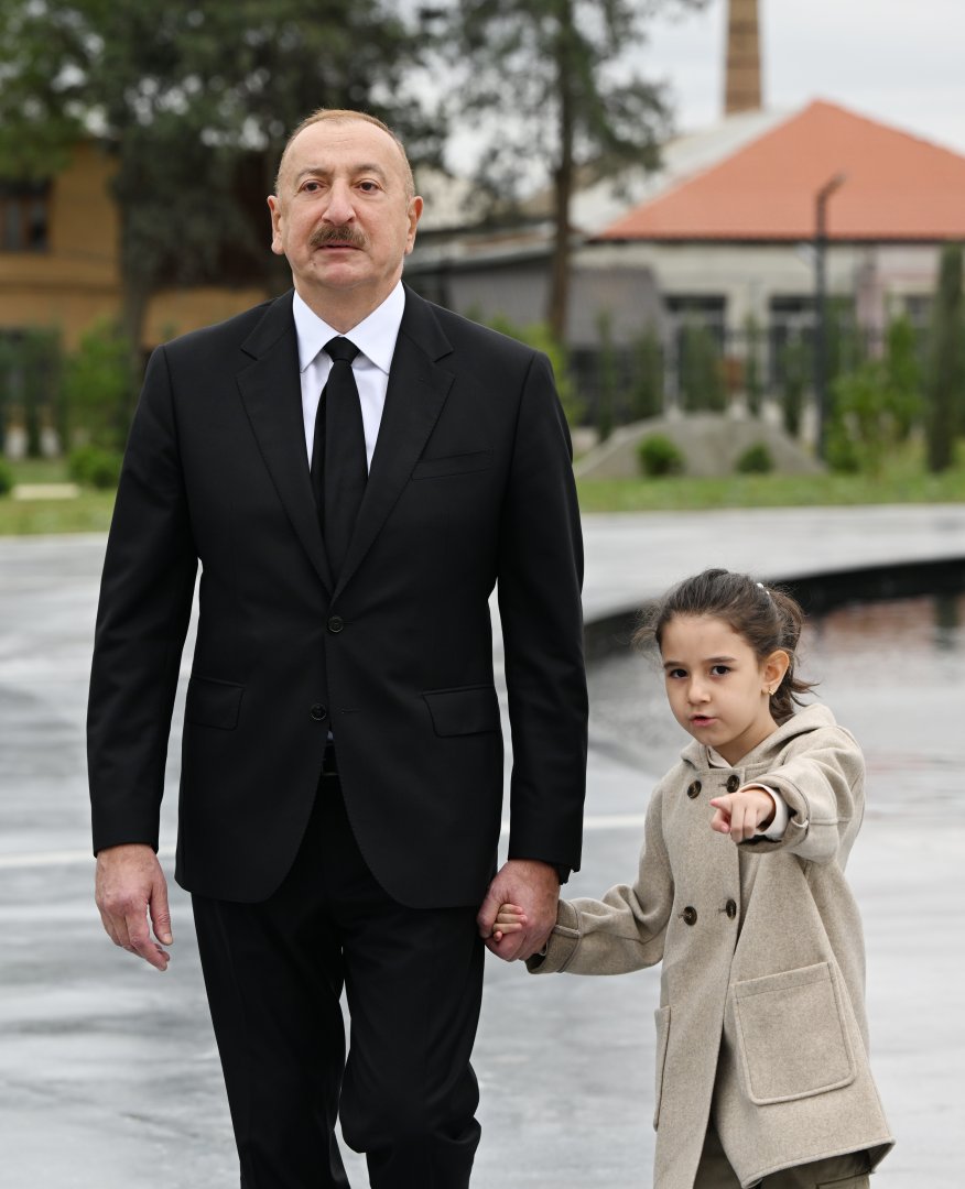 President Ilham Aliyev attends inauguration of Ganja Memorial Complex (PHOTO)