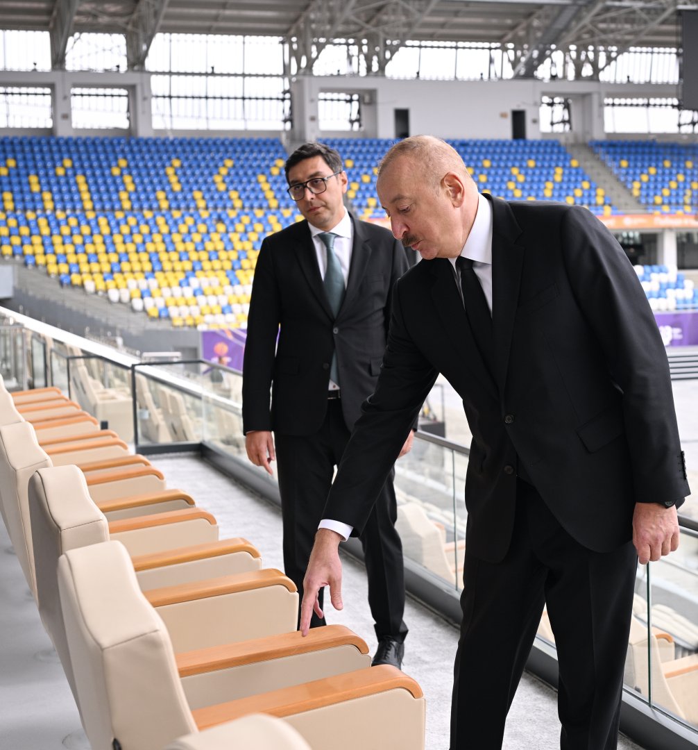 President Ilham Aliyev attends inauguration of Ganja City Stadium (PHOTO)