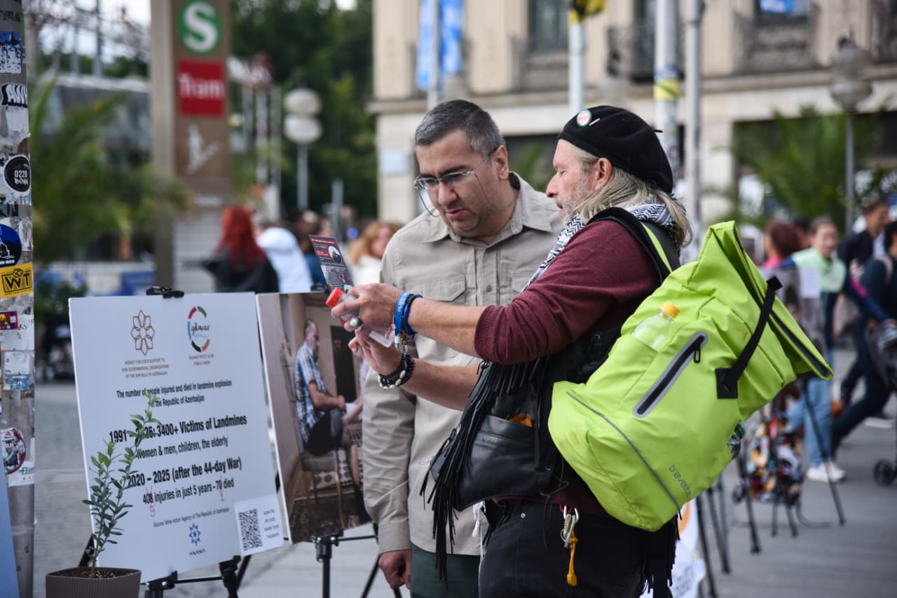 German Munich opens photo exhibition about mine victims in Azerbaijan (PHOTO)