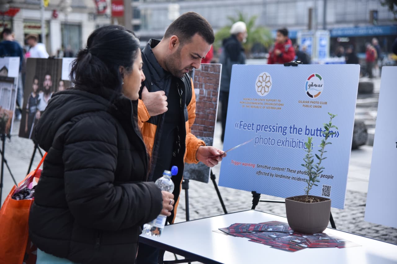 German Munich opens photo exhibition about mine victims in Azerbaijan (PHOTO)