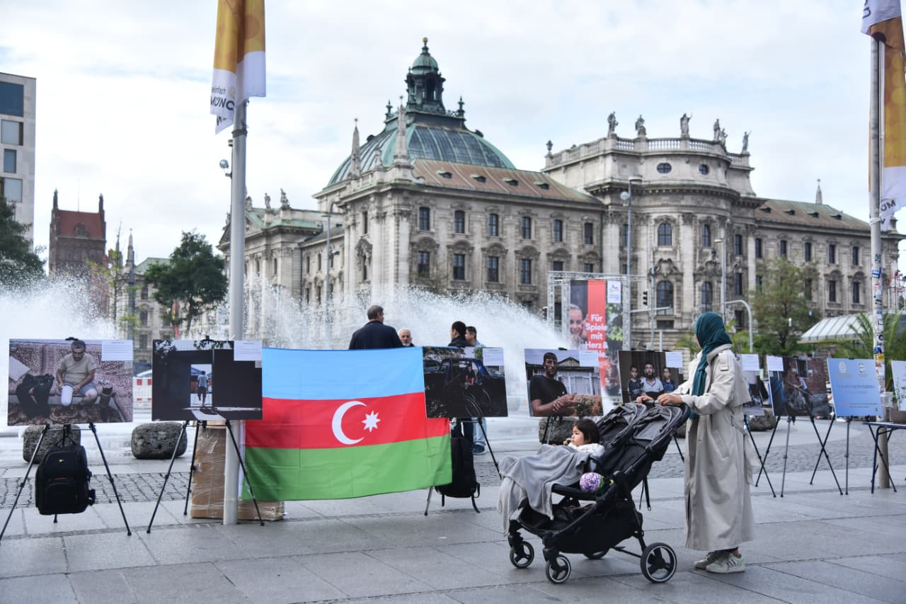 German Munich opens photo exhibition about mine victims in Azerbaijan (PHOTO)