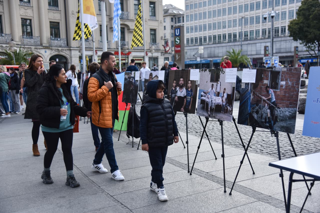 German Munich opens photo exhibition about mine victims in Azerbaijan (PHOTO)