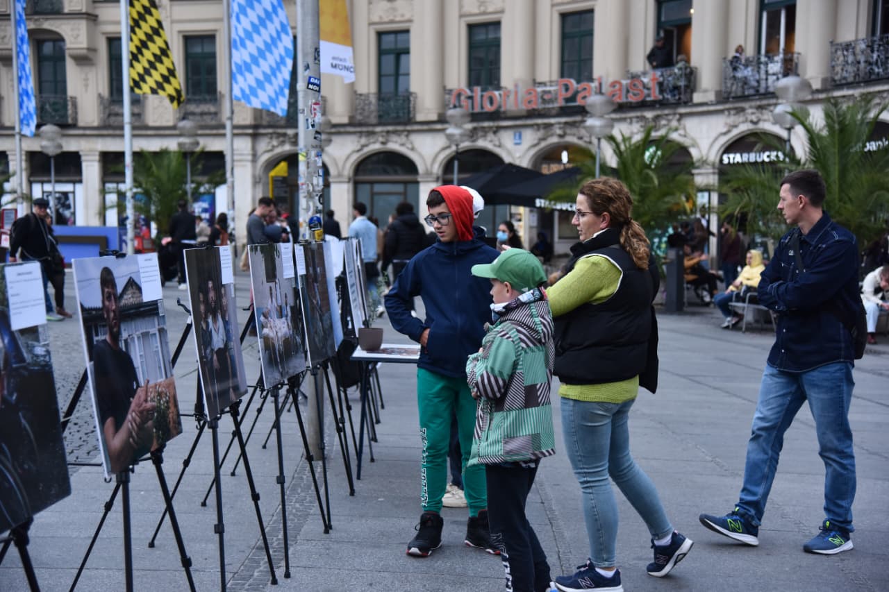 German Munich opens photo exhibition about mine victims in Azerbaijan (PHOTO)