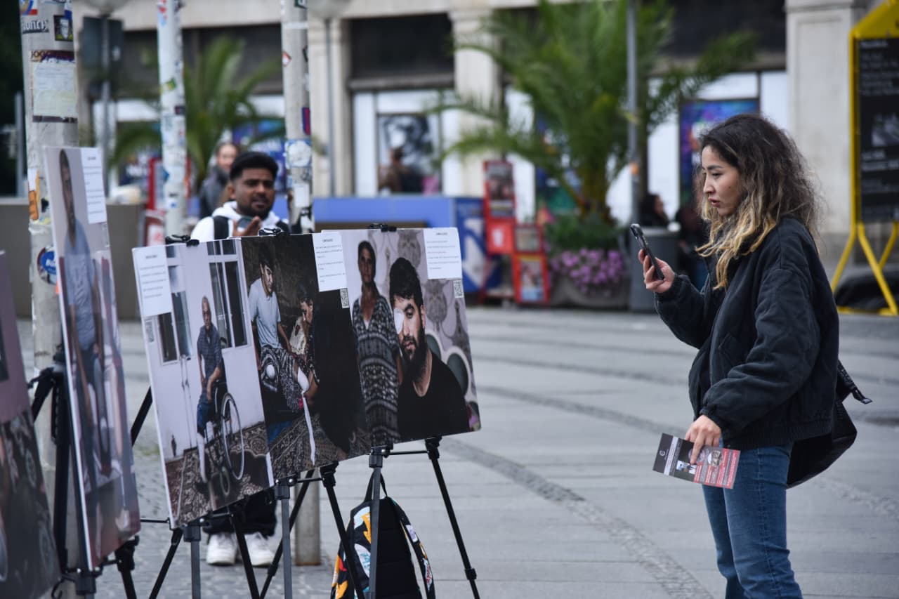 German Munich opens photo exhibition about mine victims in Azerbaijan (PHOTO)
