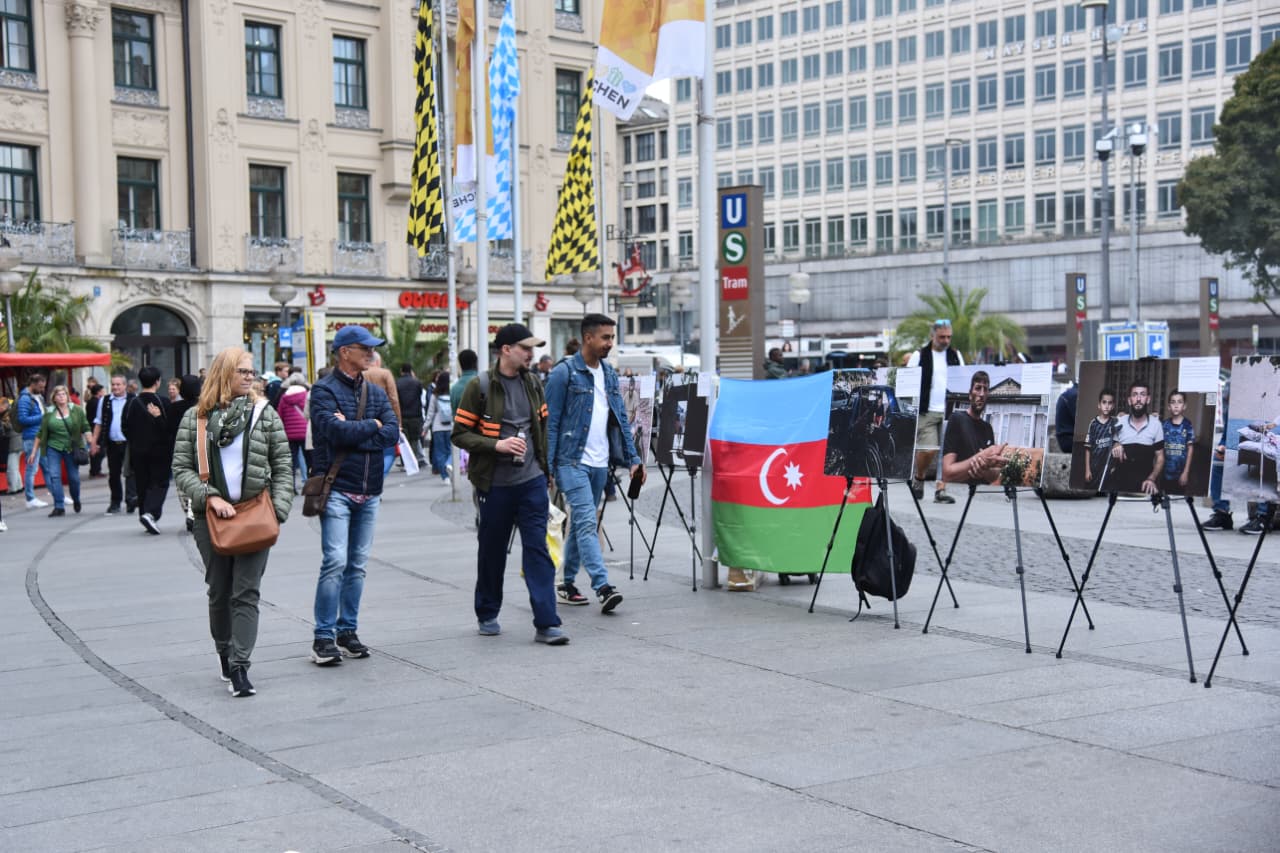 German Munich opens photo exhibition about mine victims in Azerbaijan (PHOTO)