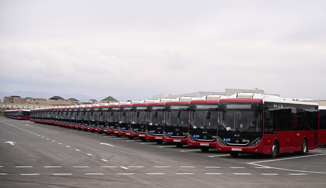 President Ilham Aliyev attends inauguration of BakuBus LLC’s Ganja Bus Depot (PHOTO)