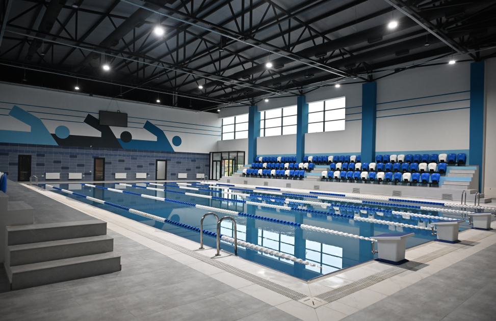 President Ilham Aliyev attends opening of Yevlakh Olympic Sports Complex (PHOTO)