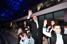 Heartfelt meeting of President Ilham Aliyev and First Lady Mehriban Aliyeva with children of martyrs in Ganja (PHOTO/VIDEO)