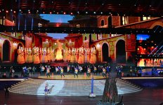 President Ilham Aliyev, First Lady Mehriban Aliyeva watch 3rd CIS Games in Ganja (PHOTO/VIDEO)