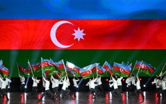 President Ilham Aliyev, First Lady Mehriban Aliyeva watch 3rd CIS Games in Ganja (PHOTO/VIDEO)