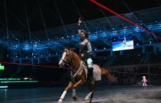 President Ilham Aliyev, First Lady Mehriban Aliyeva watch 3rd CIS Games in Ganja (PHOTO/VIDEO)