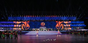 President Ilham Aliyev, First Lady Mehriban Aliyeva watch 3rd CIS Games in Ganja (PHOTO/VIDEO)