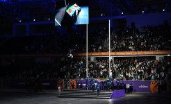 President Ilham Aliyev, First Lady Mehriban Aliyeva watch 3rd CIS Games in Ganja (PHOTO)
