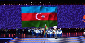 President Ilham Aliyev, First Lady Mehriban Aliyeva watch 3rd CIS Games in Ganja (PHOTO)