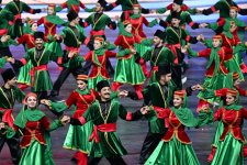 President Ilham Aliyev, First Lady Mehriban Aliyeva watch 3rd CIS Games in Ganja (PHOTO)