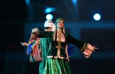President Ilham Aliyev, First Lady Mehriban Aliyeva watch 3rd CIS Games in Ganja (PHOTO)