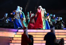 President Ilham Aliyev, First Lady Mehriban Aliyeva watch 3rd CIS Games in Ganja (PHOTO)
