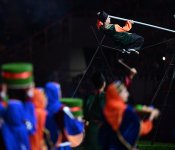 President Ilham Aliyev, First Lady Mehriban Aliyeva watch 3rd CIS Games in Ganja (PHOTO)