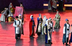 President Ilham Aliyev, First Lady Mehriban Aliyeva watch 3rd CIS Games in Ganja (PHOTO)