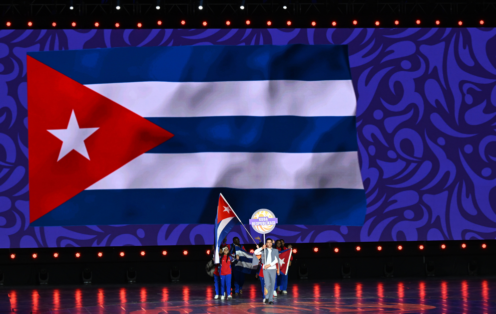 President Ilham Aliyev, First Lady Mehriban Aliyeva watch 3rd CIS Games in Ganja (PHOTO/VIDEO)