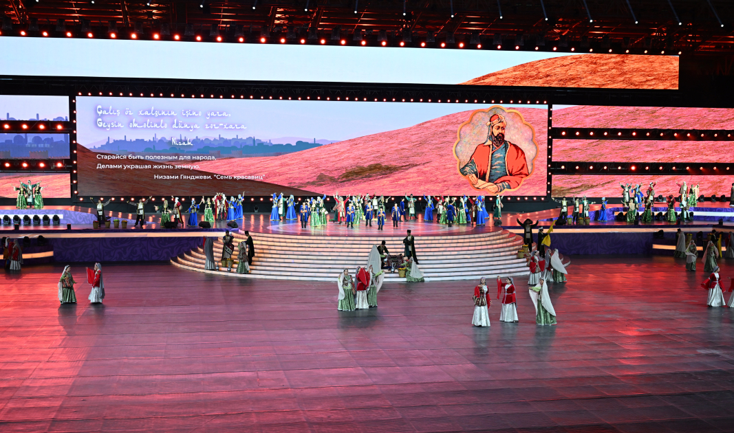 President Ilham Aliyev, First Lady Mehriban Aliyeva watch 3rd CIS Games in Ganja (PHOTO/VIDEO)