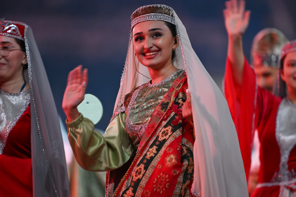 President Ilham Aliyev, First Lady Mehriban Aliyeva watch 3rd CIS Games in Ganja (PHOTO/VIDEO)