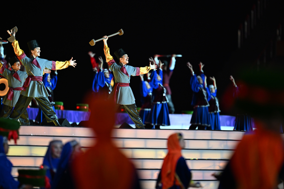 President Ilham Aliyev, First Lady Mehriban Aliyeva watch 3rd CIS Games in Ganja (PHOTO/VIDEO)