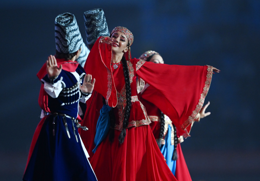 President Ilham Aliyev, First Lady Mehriban Aliyeva watch 3rd CIS Games in Ganja (PHOTO/VIDEO)