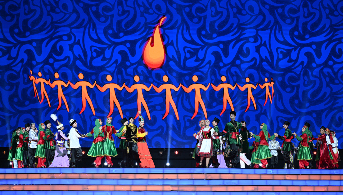 President Ilham Aliyev, First Lady Mehriban Aliyeva watch 3rd CIS Games in Ganja (PHOTO/VIDEO)