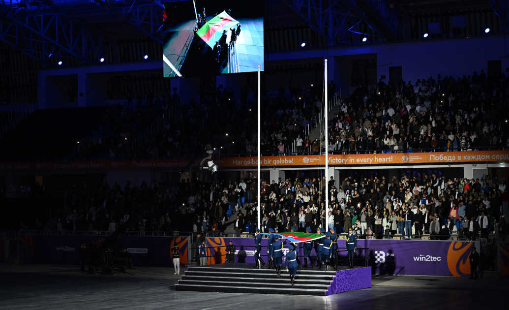 President Ilham Aliyev, First Lady Mehriban Aliyeva watch 3rd CIS Games in Ganja (PHOTO)