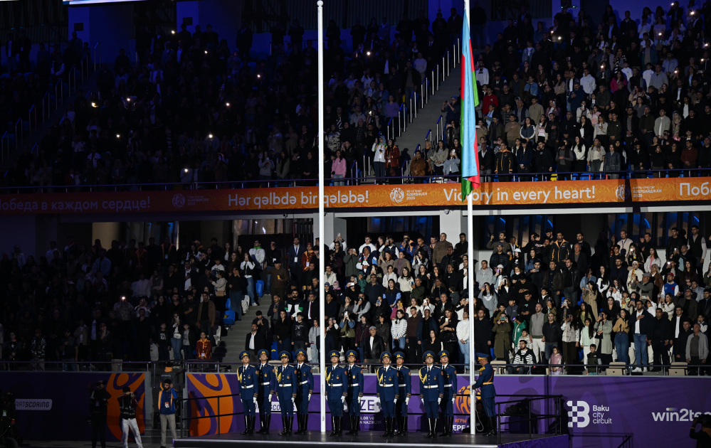 President Ilham Aliyev, First Lady Mehriban Aliyeva watch 3rd CIS Games in Ganja (PHOTO)