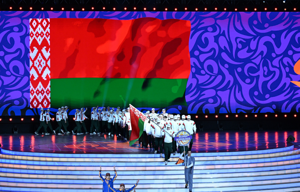 President Ilham Aliyev, First Lady Mehriban Aliyeva watch 3rd CIS Games in Ganja (PHOTO)