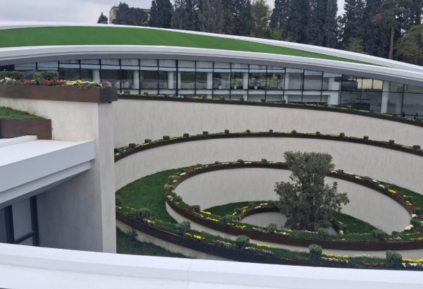 Azerbaijan designs Ganja memorial on Armenian missile-hit area in Second Karabakh war (PHOTO)