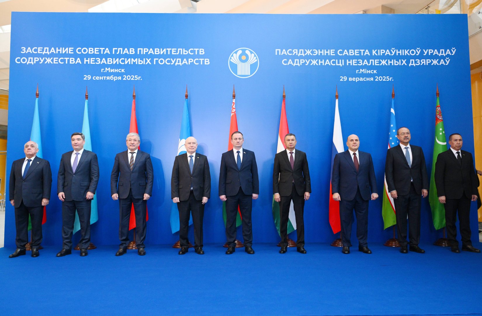 Azerbaijani PM attends CIS Council Heads meeting in Minsk (PHOTO)