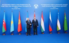 Azerbaijani PM attends CIS Council Heads meeting in Minsk (PHOTO)