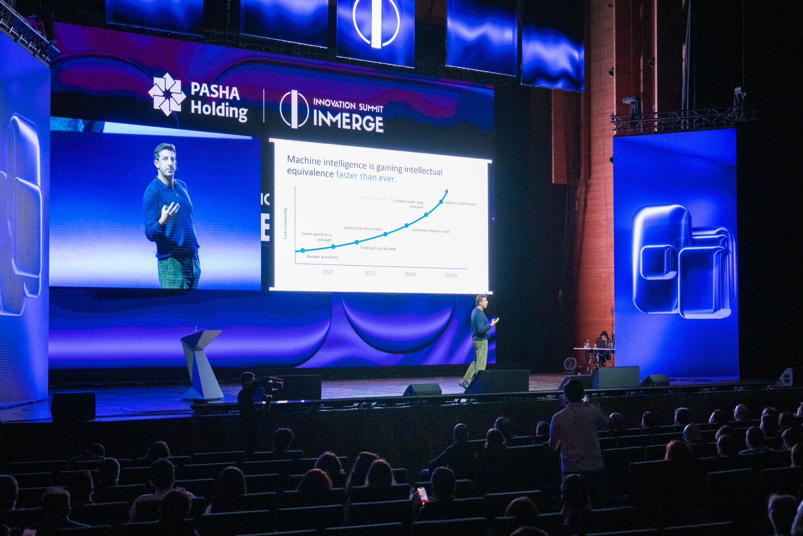 Organized by PASHA Holding, INMerge Innovation Summit wraps up first day in Baku (PHOTO)